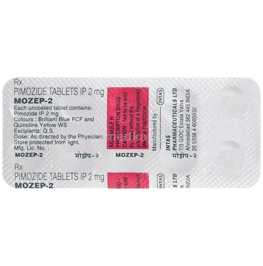 mozep 2mg tablet 10's